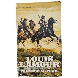 Louis L'Amour The Proving Trail Western Paperback Bantam‎ Book Vintage